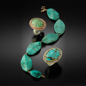 turquoise-rings-bracelet-set